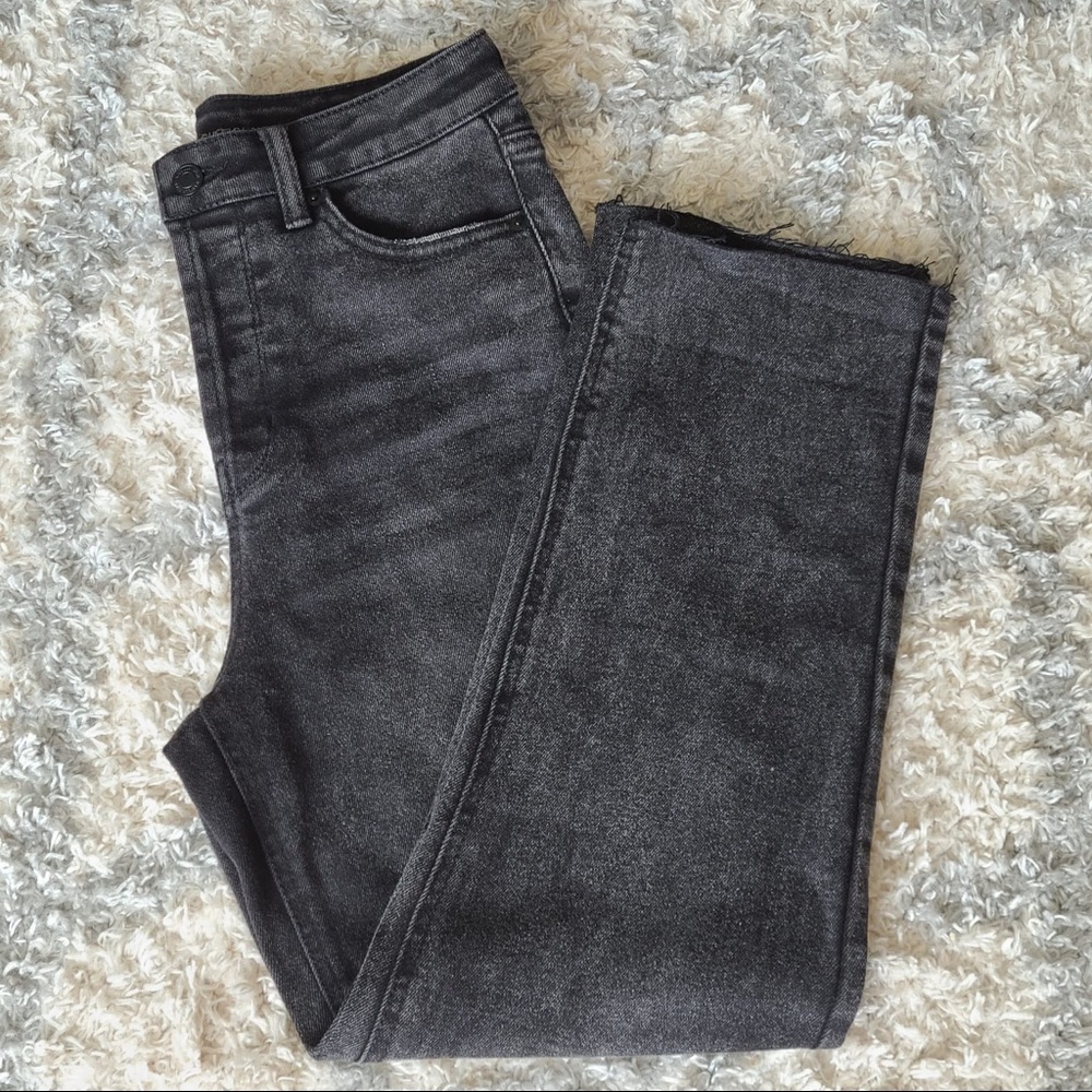 Vintage wash black jeans